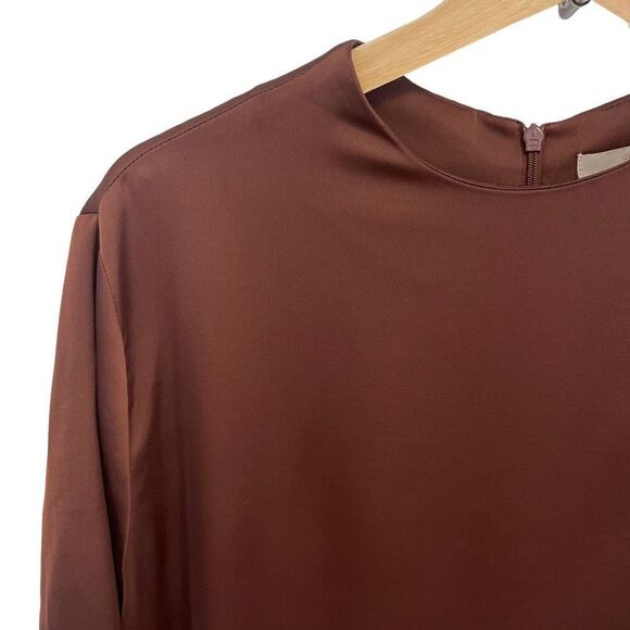 H&M Satin Look T Shirt Dress - Picture 3 of 6